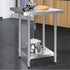 Commercial Stainless Steel Kitchen Bench Table Home Food Prep 76cm